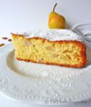 Torta di pere e mandorle light