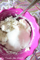 Gelato alla ricotta e pistacchi, la mia vena Fusion
