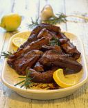 Costine di maiale brasate- Braised pork ribs