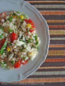 Light rice salad / Insalata di riso leggera