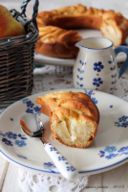 Ciambella di casa, alle mele e succo di mela