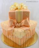 Torta 50esimo compleanno: ricetta sponge cake e torta pacchi regalo a due piani