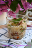 Insalata di riso con bottarga di ricciola e pomodori secchi per un caldo straordinario!
