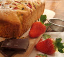 Plumcake fragole e cioccolato