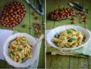 Pappardelle con sugo di nocciole tostate e salvia  ~