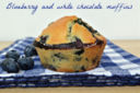 Blueberry and white chocolate muffins.....and Happy birthday to my blog!!!