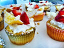 Butterfly cakes alle fragole