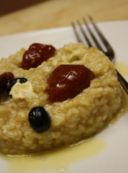 Risotto alle mele con pomodorini secchi