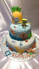 In fondo al marrrrrrrrrrrr... c'è Spongebob!!!! (S)torta per Gloria.