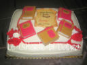 Torta "tanti libri" per la laurea di Graziapia