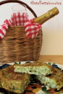 Frittata di spaghetti e pesto