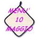 Menù per il 10 maggio