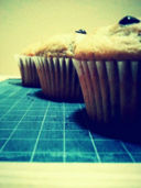 MUFFIN CAFFE'-LATTE CON GOCCE DI CIOCCOLATO.....