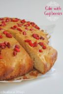 Torta con le bacche di Goji / Cake with Goji berries