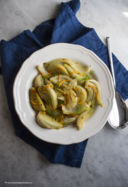 Finocchi al forno con succo di clementini