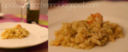 Risotto con crema di fiori di zucca e gamberi