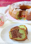 Ciambellone variegato menta e cacao