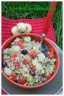 Insalata di grano saraceno con cipolline borettane al cumino