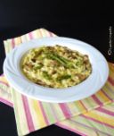 Risotto con asparagi e funghi