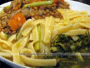 Scialatielli al limone con finocchietti e lenticchie