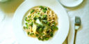 Troccoli fave e pecorino sardo