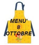 Menù per l' 8 ottobre