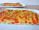 Frittata di peperoni e cipolle al forno