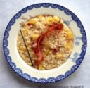 Risotto fumè con le mele