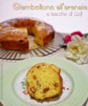 Ciambellone all'arancia e bacche di Goji