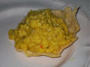 Risotto allo zafferano in cialda di parmigiano