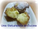 Le frittelle (ripiene di crema chantilly) sono buone e sono belle...