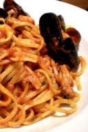 Linguine con cozze e moscardini