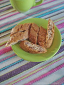 Cantucci al cioccolato fondente / Cantucci cookies with dark chocolate