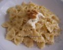 Farfalle con Gorgonzola e Pesto di Noci