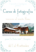Corso di fotografia a settembre