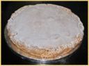 Crostata ripiena con crema all'arancia