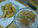 Frittelle di Pasta di Pizza (o Pane) con Zucchero e Cannella