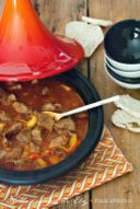 Tajine di vitello alla paprica dolce, con peperoni e patate