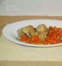 Coniglio con carote in pentola a pressione