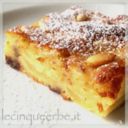Focaccia dolce di Mele con Olio extravergine di Oliva e Prescinseua