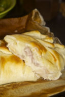 Strudel salato ripieno di patate e mele