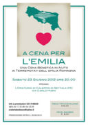 A CENA PER L'EMILIA