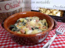 ORECCHIETTE AL FORNO CON MORTADELLA, SCAMORZA E SPINACI