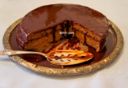 torta fondente con glassa al caffè