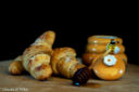 Croissant integrali al miele di fiori d'arancio (con lievito liquido)