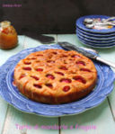 Torta di mandorle e fragole con salsa mou: senza farina e senza zucchero!
