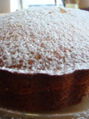 Torta al limone con l'aiuto della rossa brillante* - Lemon cake with the brighty red helper