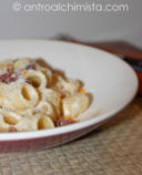 Mezzi Rigatoni con Zucca e Speck