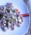 Fusilli al farro con provola e peperoni arrostiti