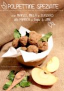 Polpettine di manzo, mela e zenzero con paprica e foglie di lime